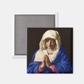 De Maagd Maria in Prayer Magneet (Voorkant / Achterkant)