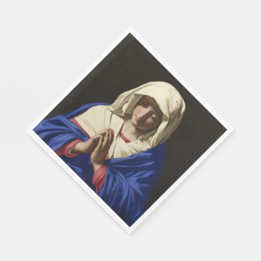 De Maagd Maria in Prayer Servet (Hoek)