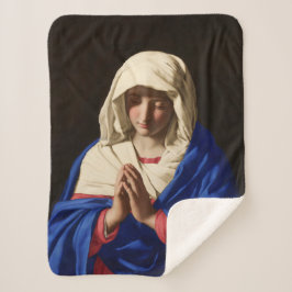 De Maagd Maria in Prayer Sherpa Deken