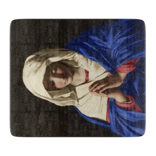 De Maagd Maria in Prayer Snijplank (Voorkant)