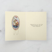 De Maagd Maria Jezus Religieuze  Rozen Kaart (Binnen)