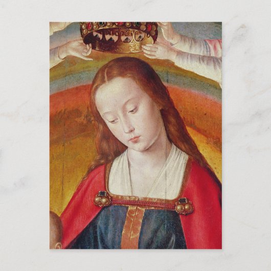 De Maagd Maria met haar Kroon Briefkaart (Voorkant)