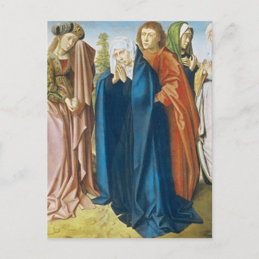 De Maagd Maria met Johannes de Evangelist Briefkaart (Voorkant)