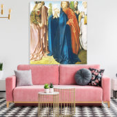 De Maagd Maria met Johannes de Evangelist Canvas Afdruk (Insitu (Woonkamer))