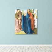 De Maagd Maria met Johannes de Evangelist Canvas Afdruk (Insitu (Houten vloer))
