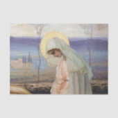 "De Maagd Maria" van Mikhail Nesterov Tissuepapier (Voorkant)