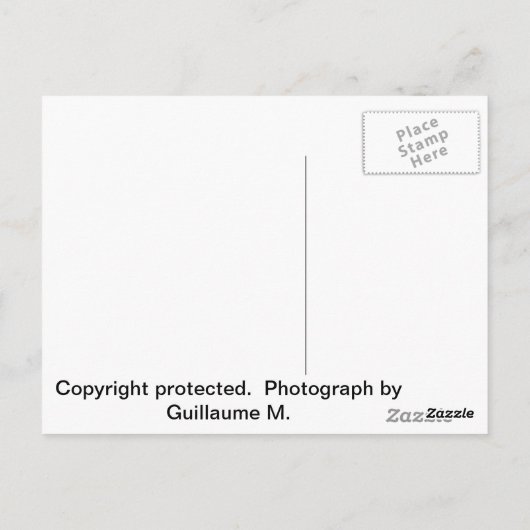 De Maagd Mary Briefkaart (Achterkant)