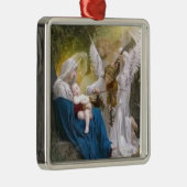 De Maagd Mary en Baby Jesus Metalen Ornament (Rechts)