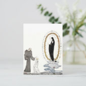 De Maagd Mary geeft de baby's van de jonge koningi Briefkaart (Staand voorkant)