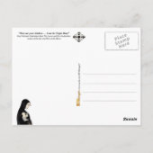 De Maagd Mary geeft de baby's van de jonge koningi Briefkaart (Achterkant)