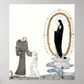 De Maagd Mary geeft de baby's van de jonge koningi Poster (Voorkant)