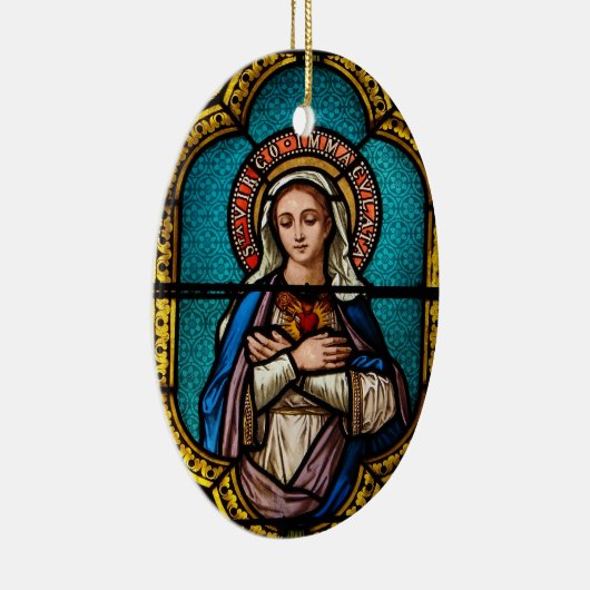 De Maagd Mary Keramisch Ornament (Rechts)