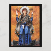 De maagd Mary Oran Briefkaart (Voorkant)