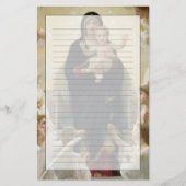 De Maagd met Angels, 1900 Briefpapier (Voorkant)