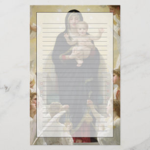 De Maagd met Angels, 1900 Briefpapier