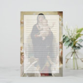 De Maagd met Angels, 1900 Briefpapier (Staand voorkant)