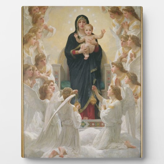 De Maagd met Angels, 1900 Fotoplaat (Voorkant)