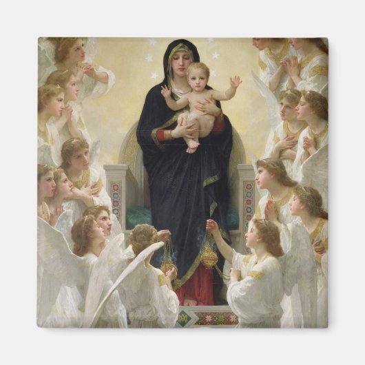 De Maagd met Angels, 1900 Magneet (Voorkant)