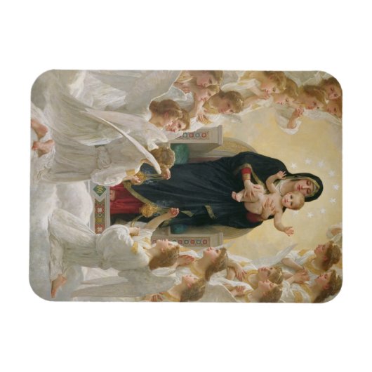 De Maagd met Angels, 1900 Magneet (Horizontaal)