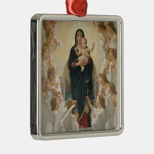 De Maagd met Angels, 1900 Metalen Ornament (Rechts)