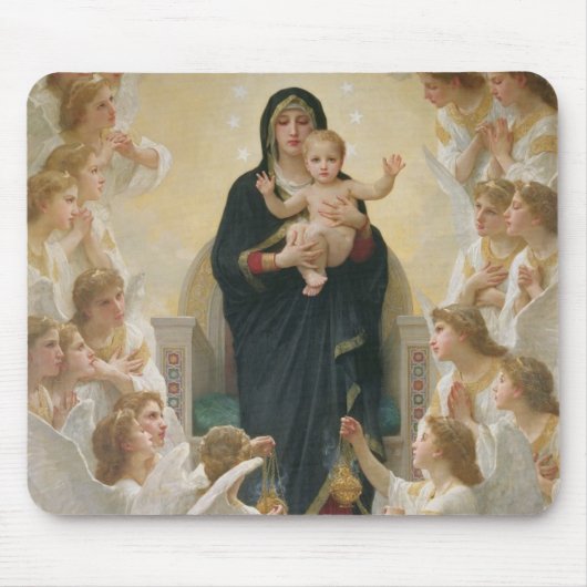 De Maagd met Angels, 1900 Muismat (Voorkant)