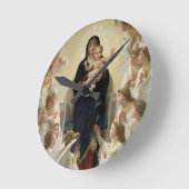 De Maagd met Angels, 1900 (olie op canvas) Ronde Klok (Hoek)