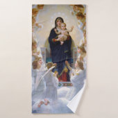 De Maagd met Angels, Bouguereau Badhanddoek (Badhanddoek)