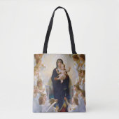 De Maagd met Angels, Bouguereau Tote Bag (Voorkant)
