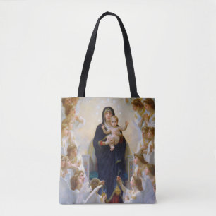 De Maagd met Angels, Bouguereau Tote Bag
