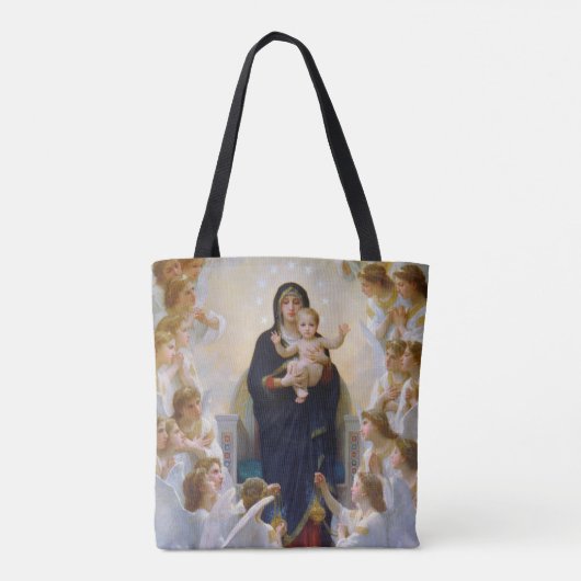 De Maagd met Angels, Bouguereau Tote Bag (Achterkant)