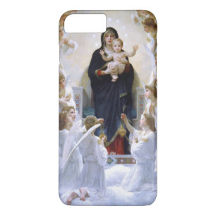 De maagd met Angels door William Adolphe Bouguere iPhone 8/7 Plus Hoesje