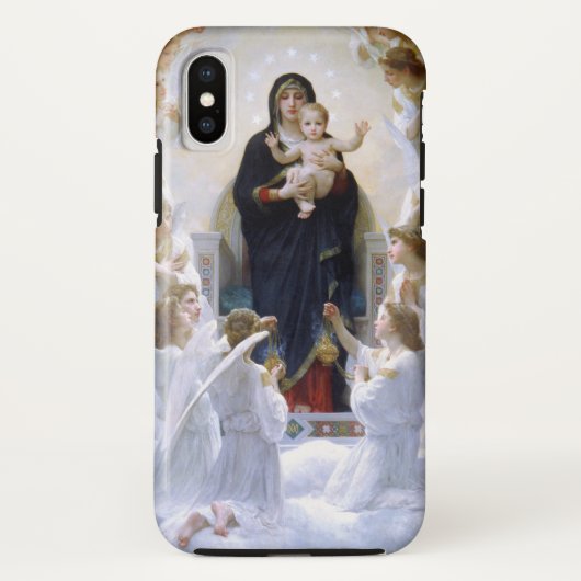 De maagd met Angels door William Adolphe Bouguere Case-Mate iPhone Case (Achterkant)