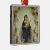De maagd met Angels Metalen Ornament (Rechts)
