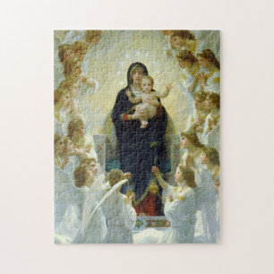 De Maagd met Angels van William Bouguereau Legpuzzel