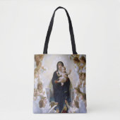 De Maagd met Angels van William Bouguereau Tote Bag (Voorkant)