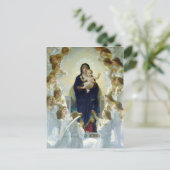 De maagd met Angels, William Bouguereau Briefkaart (Staand voorkant)