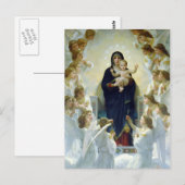 De maagd met Angels, William Bouguereau Briefkaart (Voorkant / Achterkant)