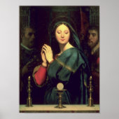 De Maagd met de Host, 1841 Poster (Voorkant)