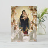 De Maagd Met Engelen -William-Adolphe Bouguereau Kaart (Staand voorkant)