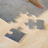 De Maagd Met Engelen -William-Adolphe Bouguereau Legpuzzel (Zijkant)