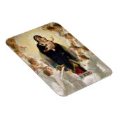 De Maagd Met Engelen -William-Adolphe Bouguereau Magneet (Rechterzijde)