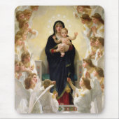 De Maagd Met Engelen -William-Adolphe Bouguereau Muismat (Voorkant)