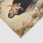 De Maagd Met Engelen -William-Adolphe Bouguereau Tissuepapier (Detail)