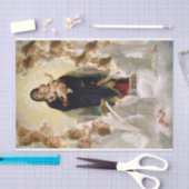 De Maagd Met Engelen -William-Adolphe Bouguereau Tissuepapier (Craft)