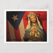 De maagd uitsnijden briefkaart (Voorkant)