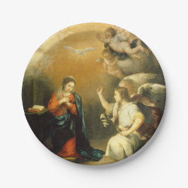 De Maagd Vakantie   Papieren Borden Bordje