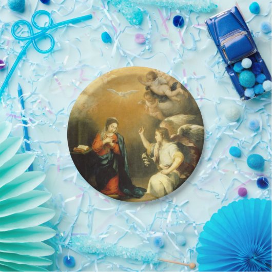 De Maagd Vakantie Papieren Borden Papieren Bordje (Feest)