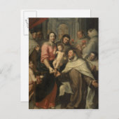 De Maagd van de Carmelites Briefkaart (Voorkant / Achterkant)