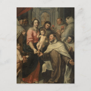 De Maagd van de Carmelites Briefkaart