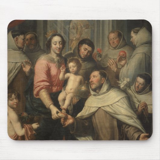 De Maagd van de Carmelites Muismat (Voorkant)